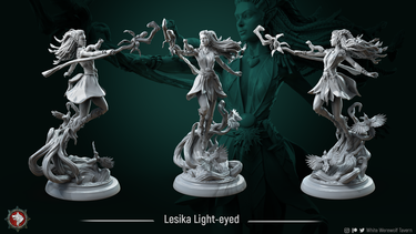 Lesika The Light-Eyed Druid